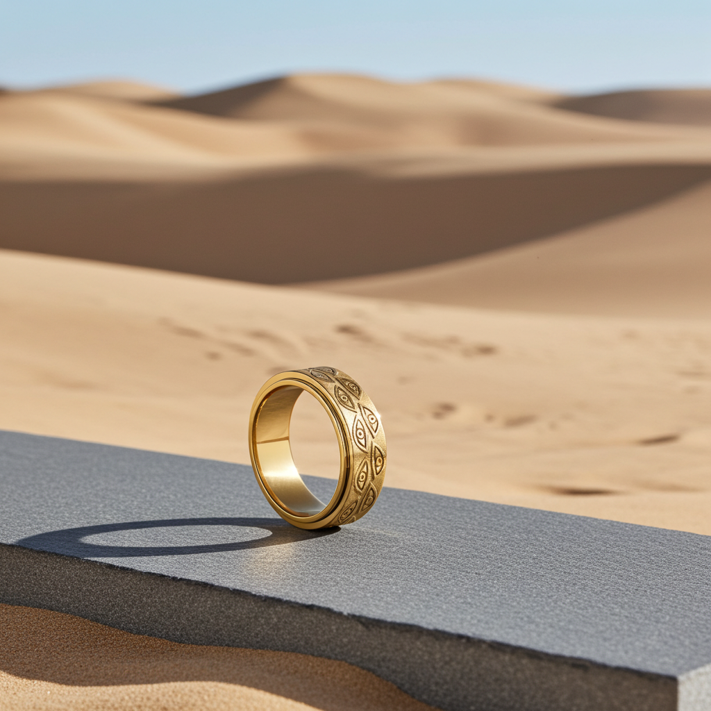 Devil’s Eye Gold Ring