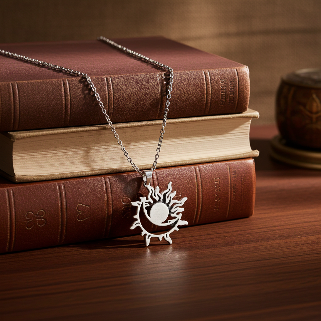 Sun & Moon Pendant Necklace