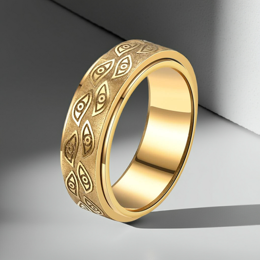 Devil’s Eye Gold Ring