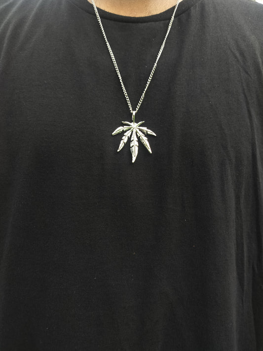 Maple Edge Pendant Necklace